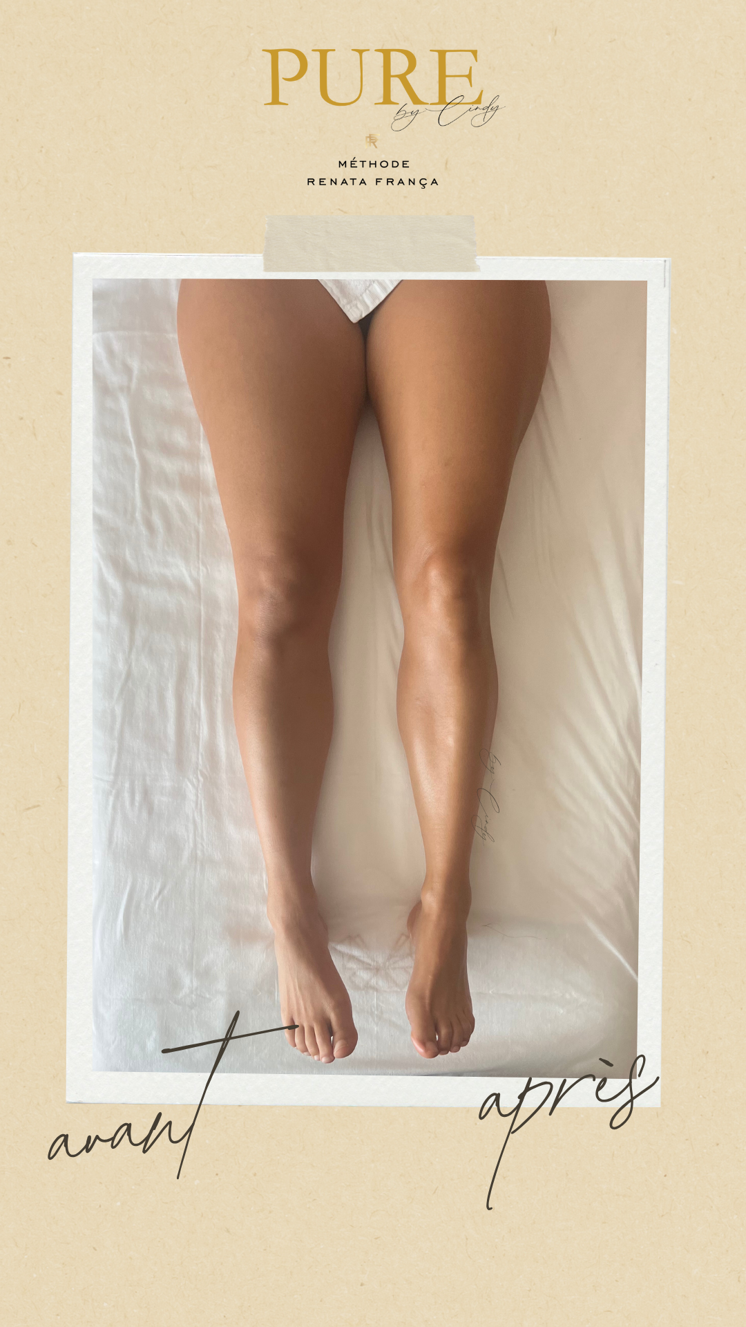 Copie de Copie de Copie de Copie de Copie de Copie de Copie de Copie de Post Instagram Avant Après Cosmétique Beauté Collage Photo Beige Minimaliste -3