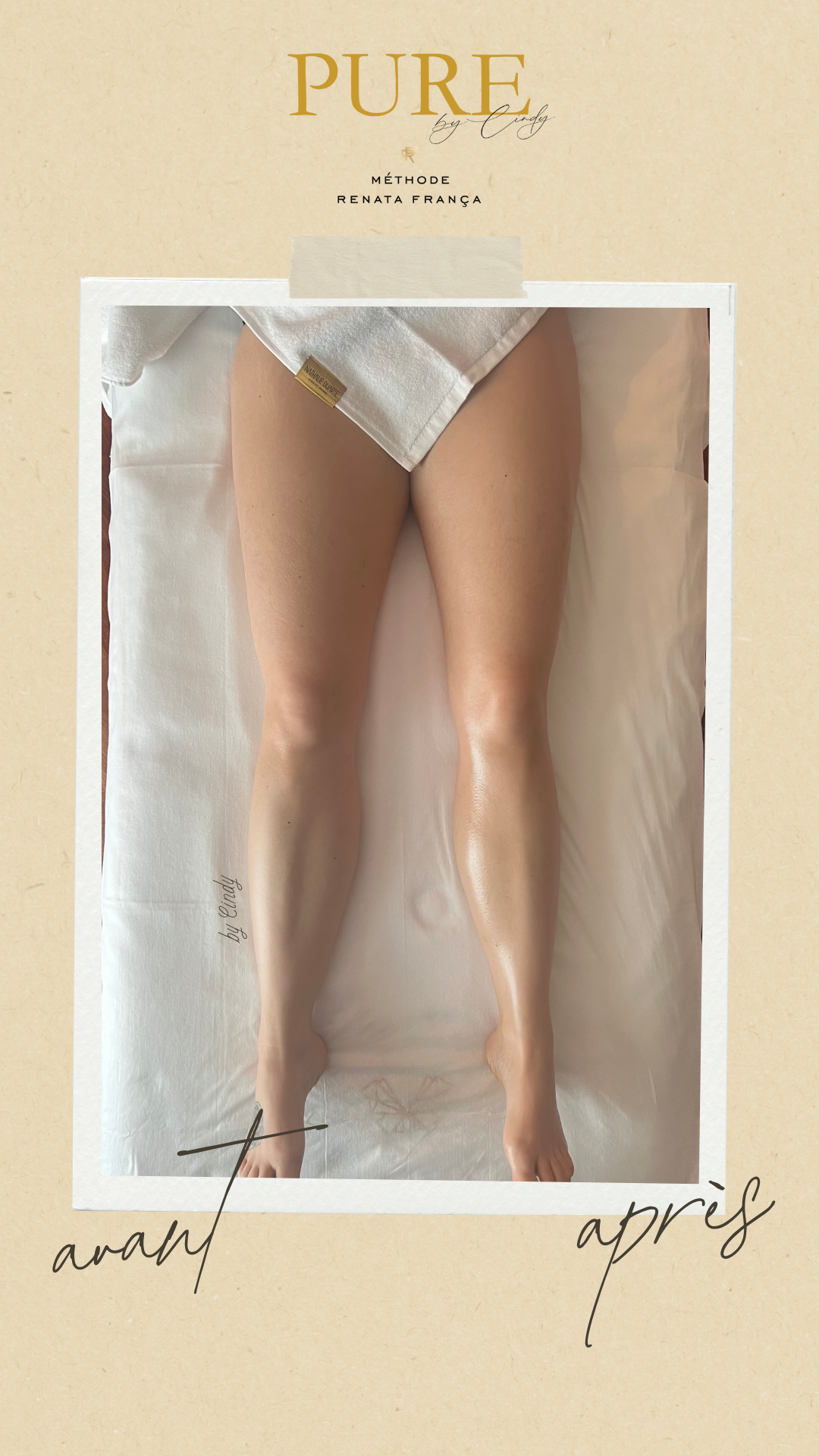 Copie de Copie de Copie de Copie de Copie de Copie de Copie de Copie de Post Instagram Avant Après Cosmétique Beauté Collage Photo Beige Minimaliste -5