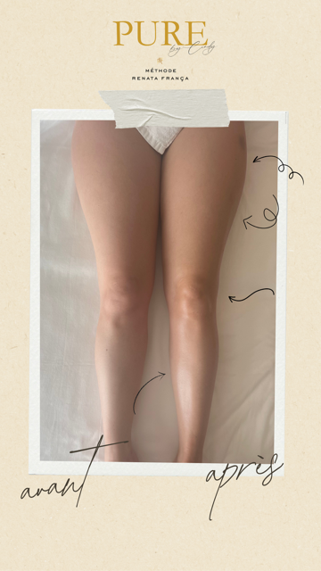 Copie de Copie de Copie de Copie de Copie de Copie de Post Instagram Avant Après Cosmétique Beauté Collage Photo Beige Minimaliste