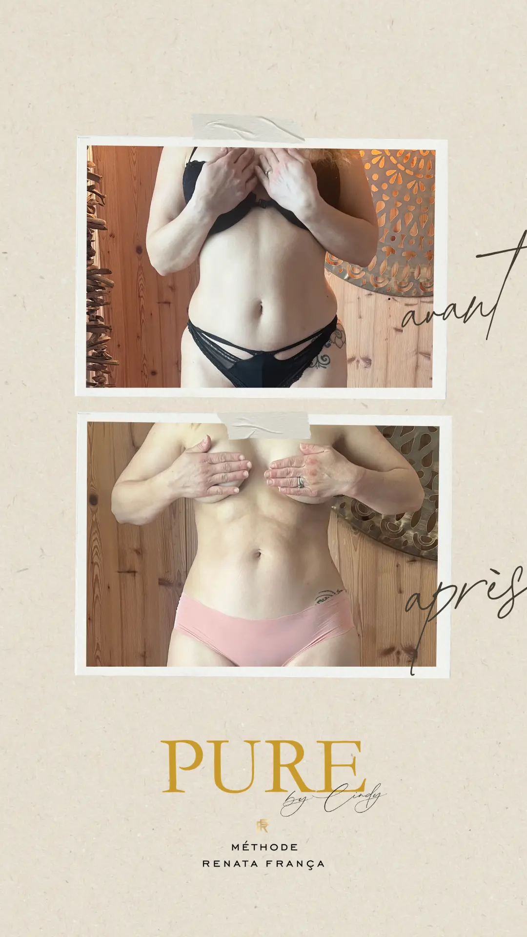 avant-après cure drainage miracle touch annemasse